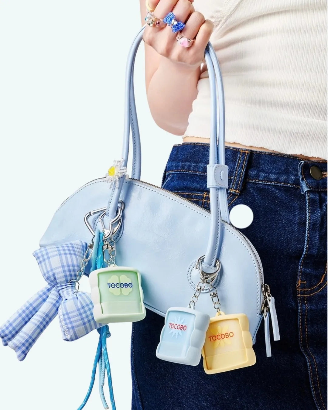 Mini Cotton Soft Airy Sun Stick with Keyring