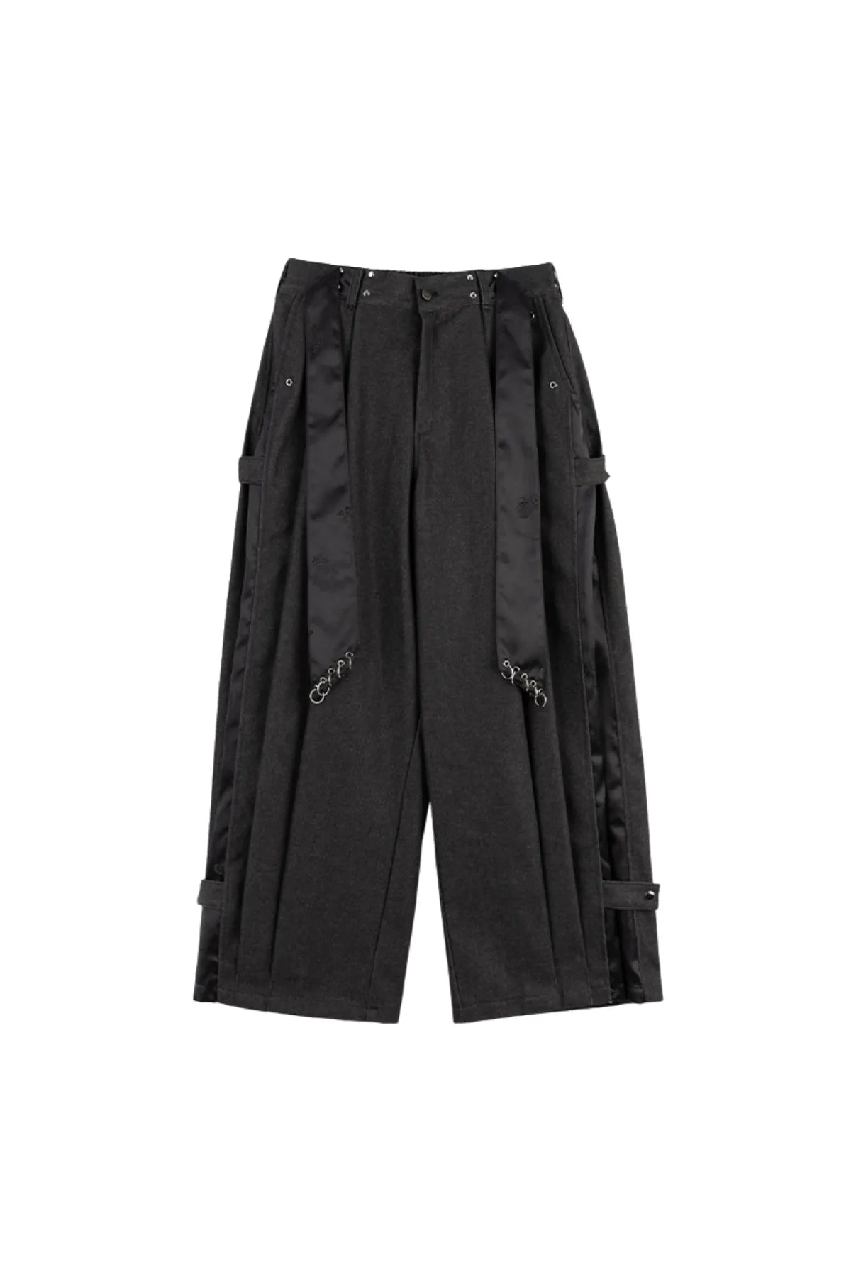 Mixed Brocade Wide Pants
