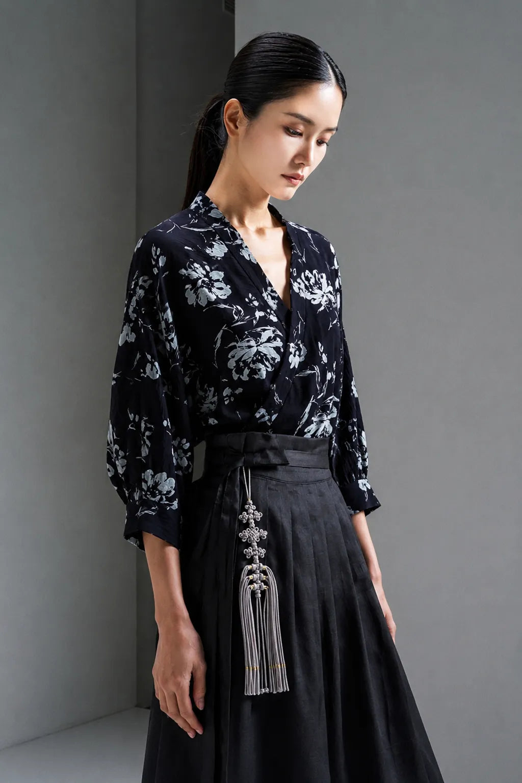 Monochrome Afterglow Blouse