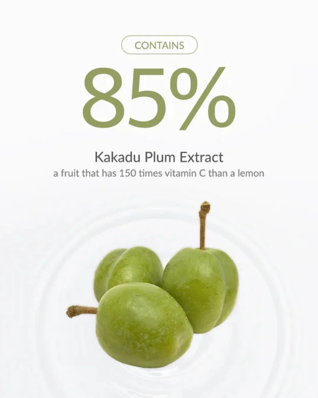 85% Kakadu Plum Extract with green Kakadu plums rich in vitamin C for skincare