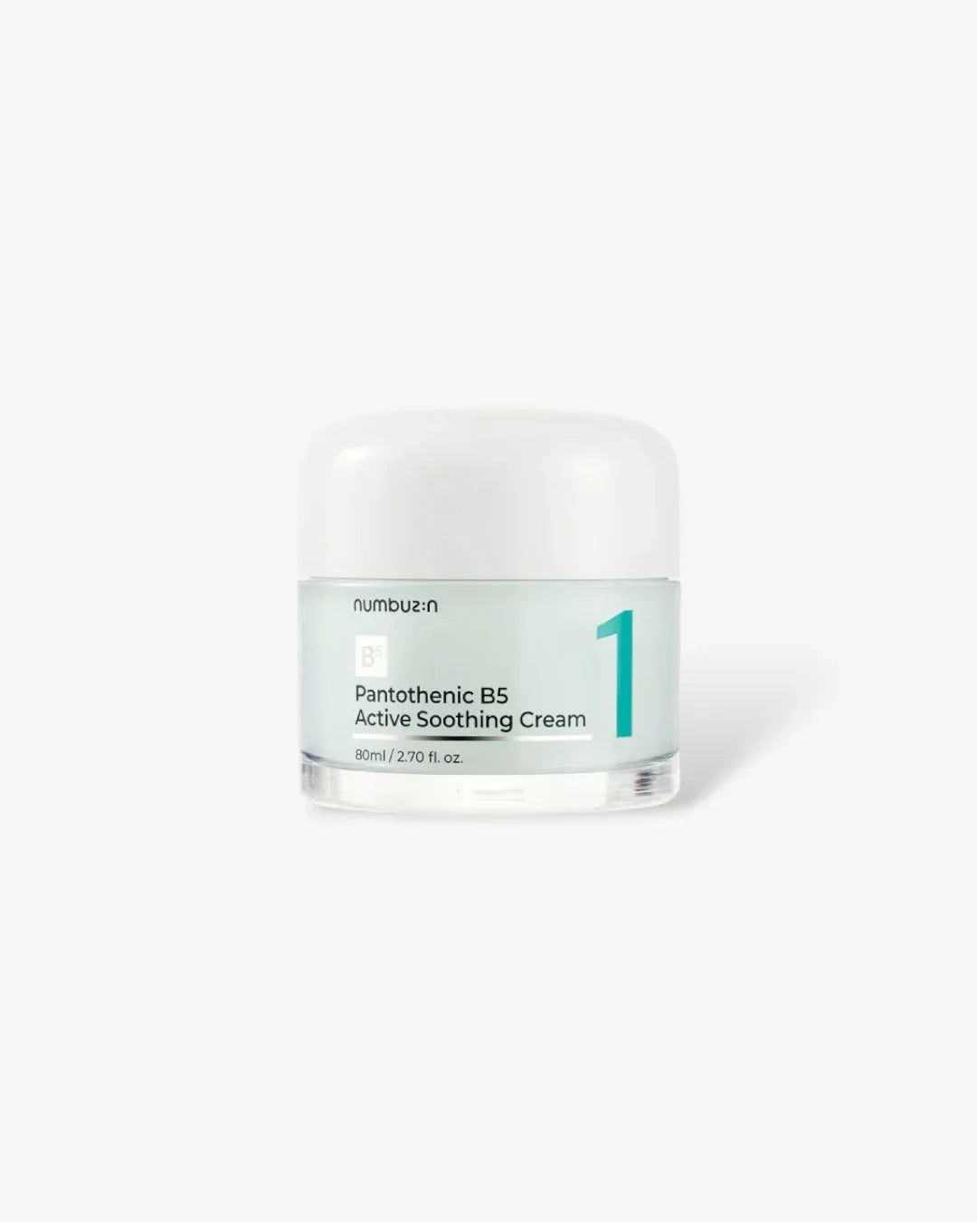 Numbuz:n Pantothenic B5 Active Soothing Cream jar 80ml moisturizing skincare