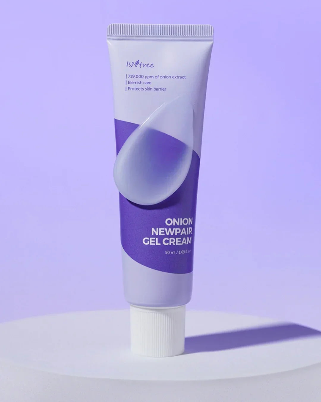 Isntree Onion Newpair Gel Cream tube with 719,000 ppm onion extract for blemish care and skin barrier protection