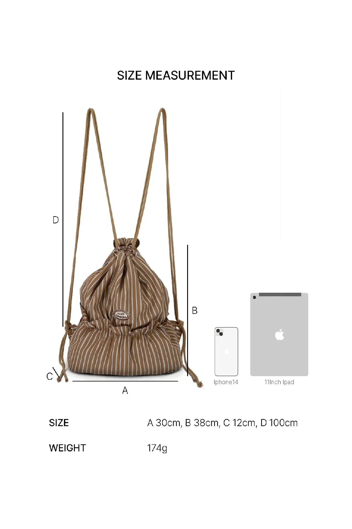 Pay Stripe Backpack