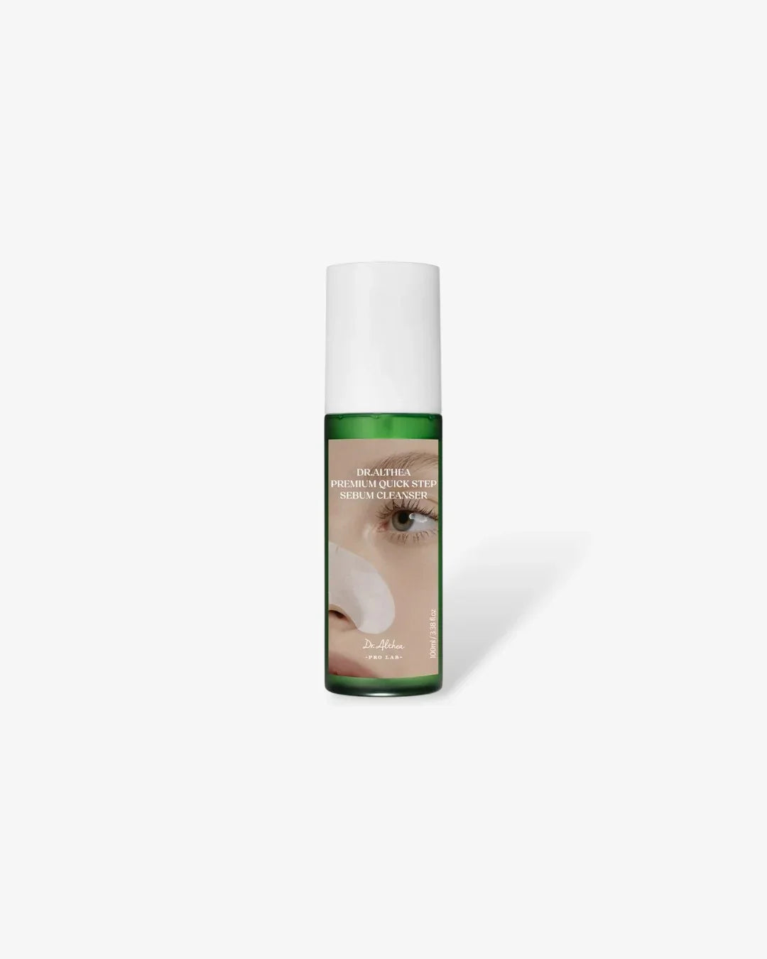 Dr. Althea Premium Quick Step Sebum Cleanser 100ml bottle with facial pore strip image on label