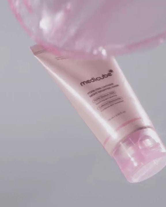 Load video: PDRN Pink Caffeine Night Wrapping Mask