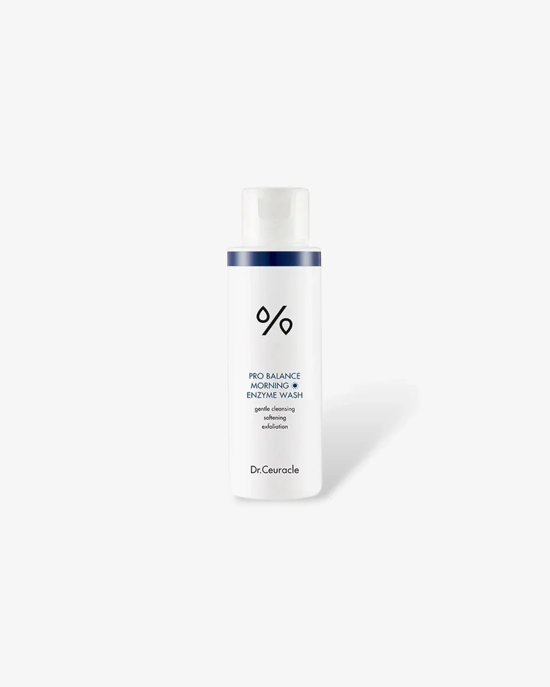Dr.Ceuracle Pro Balance Morning Enzyme Wash bottle for gentle cleansing and exfoliation on white background
