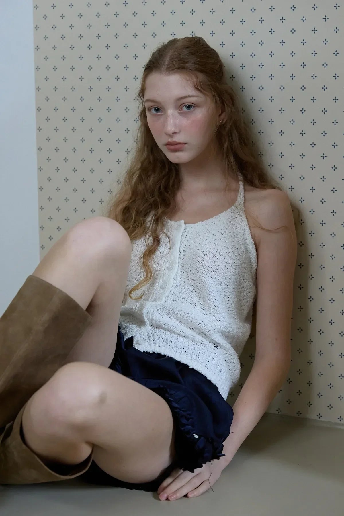 Reverse Knit Vest