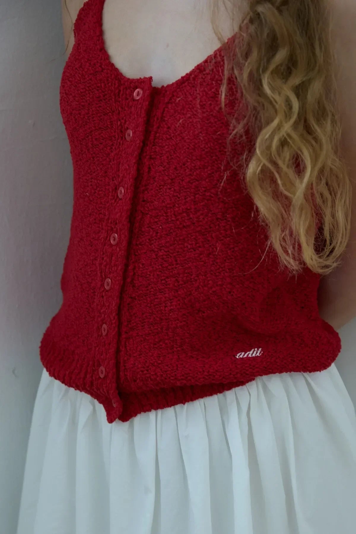Reverse Knit Vest
