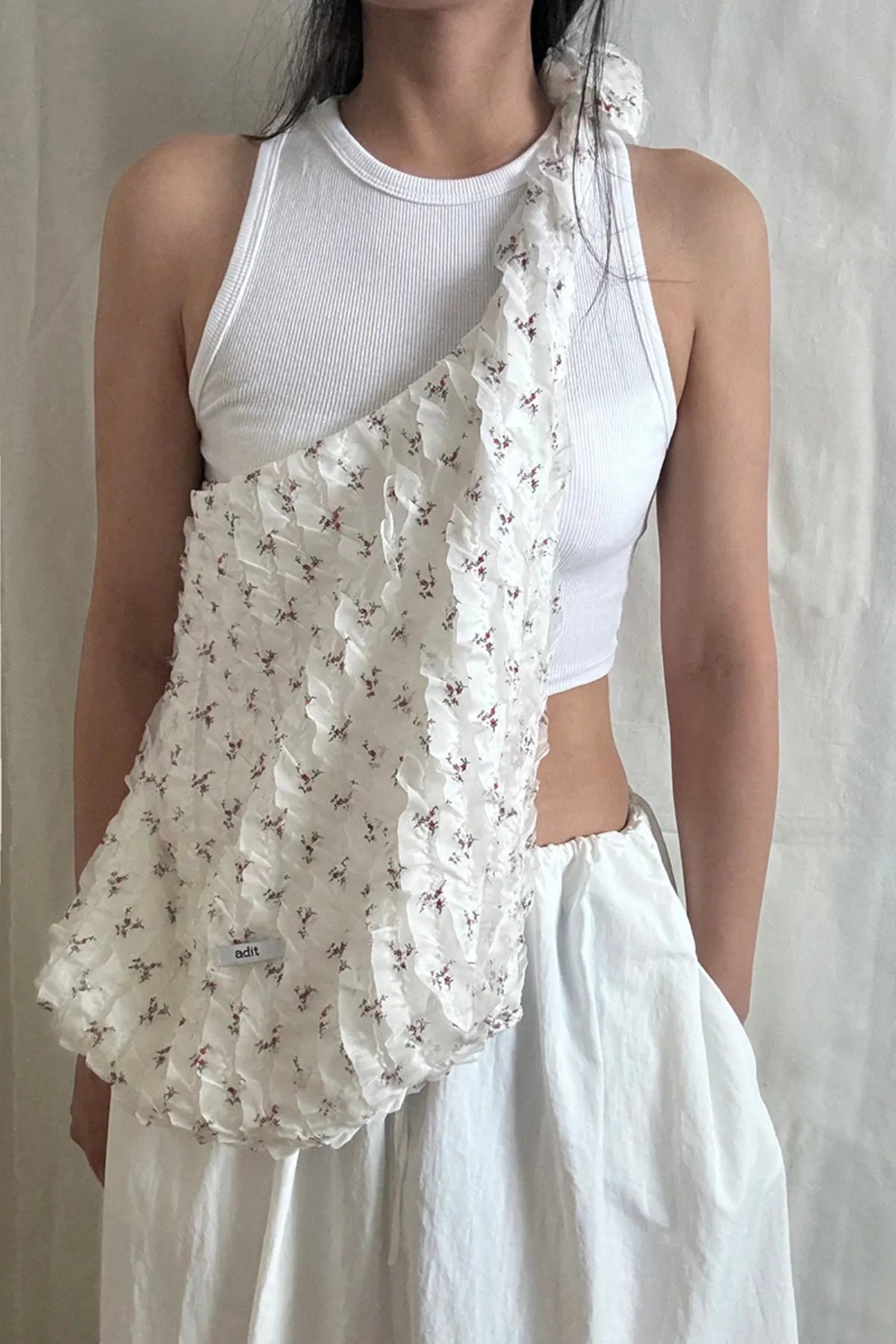Ruffle Flower Bag