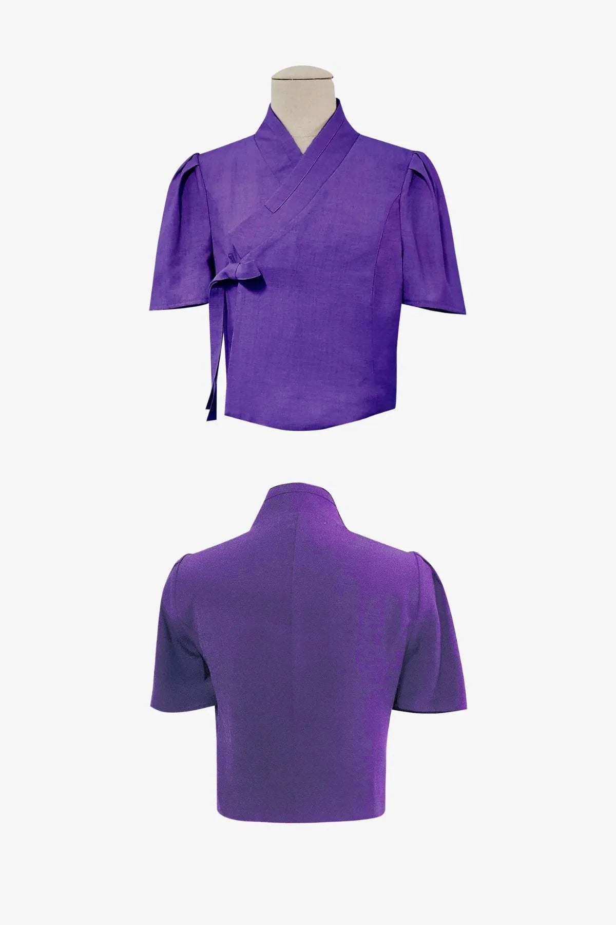 Samdasoo Short-Sleeved Jeogori - BTS Deep Purple