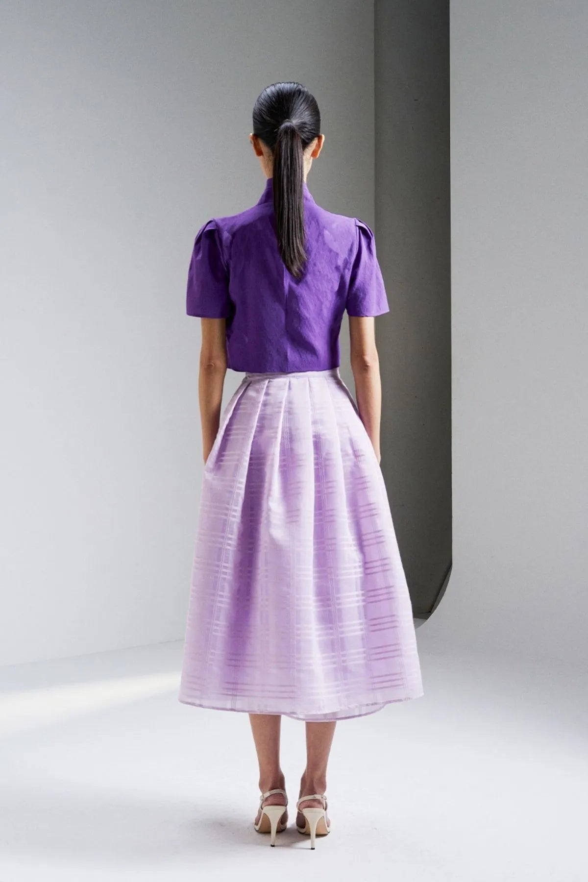 Samdasoo Short-Sleeved Jeogori - BTS Deep Purple