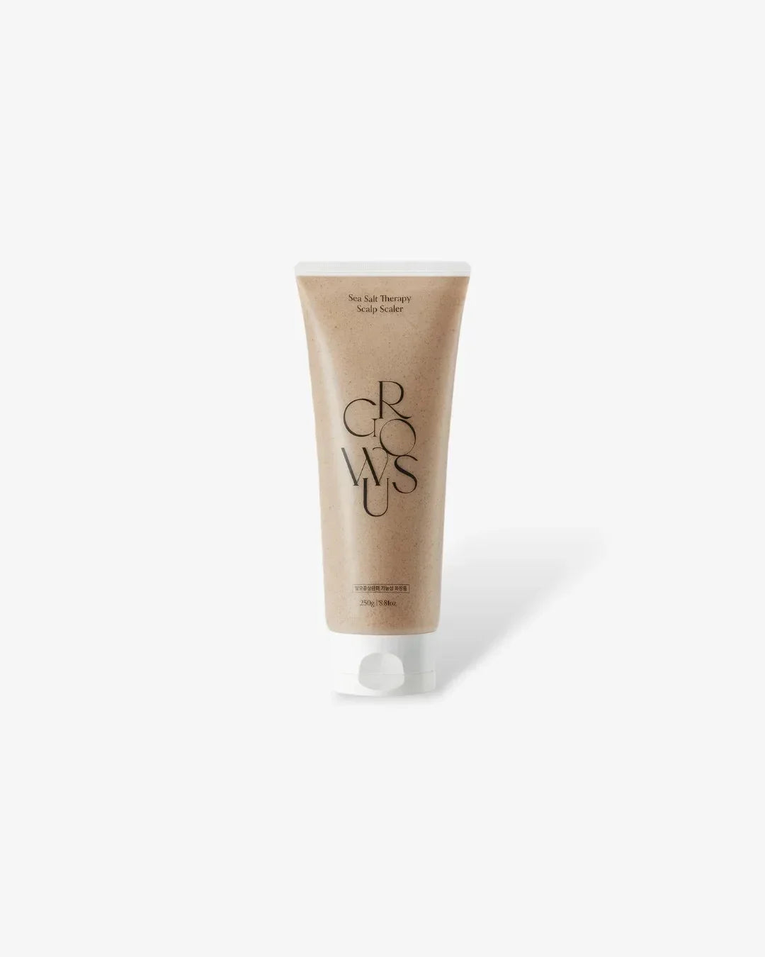 Tube of Sea Salt Therapy Scalp Scaler by Growsu, 250g exfoliating scalp treatment