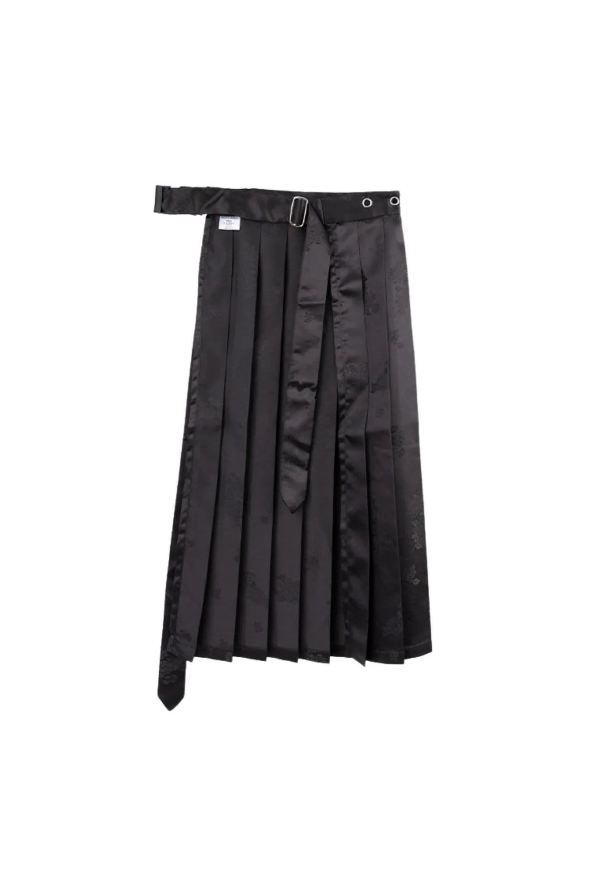 Silver Buckled Brocade Skirt