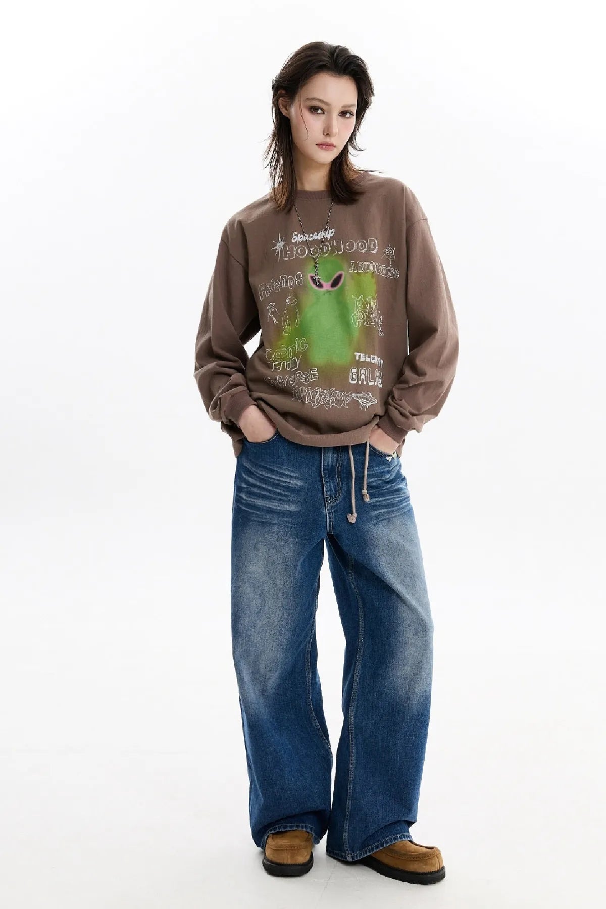 Spray Alien Long Sleeve T-shirt