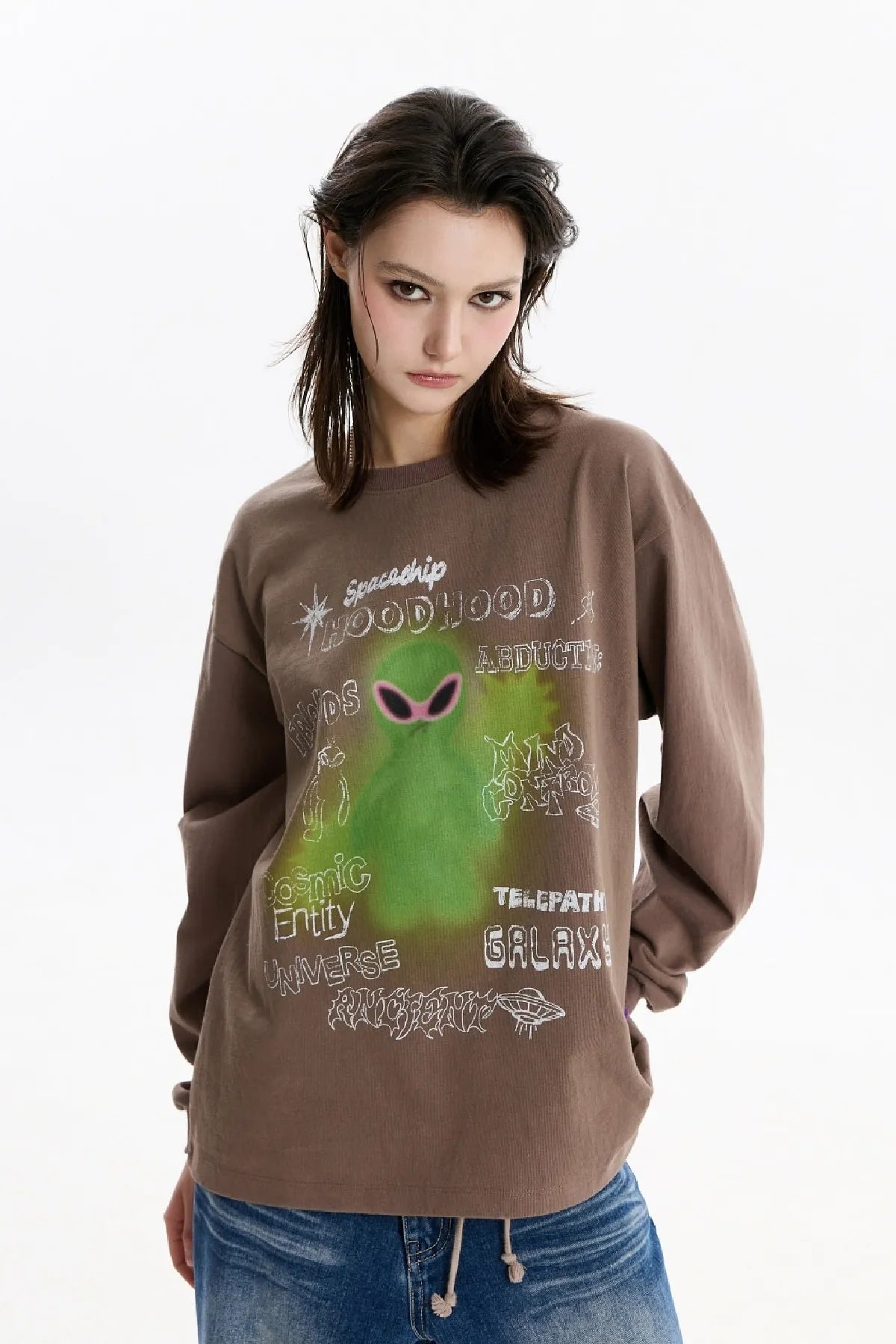 Spray Alien Long Sleeve T-shirt
