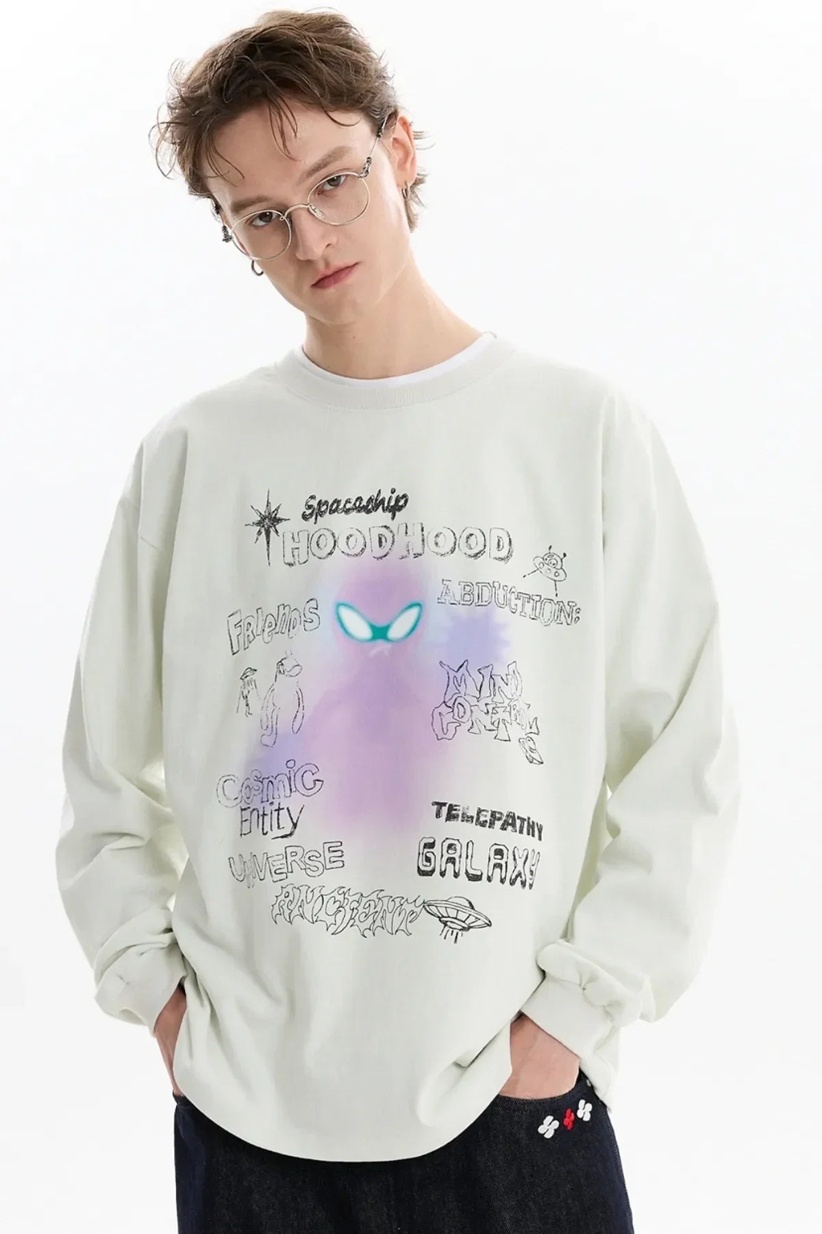 Spray Alien Long Sleeve T-shirt