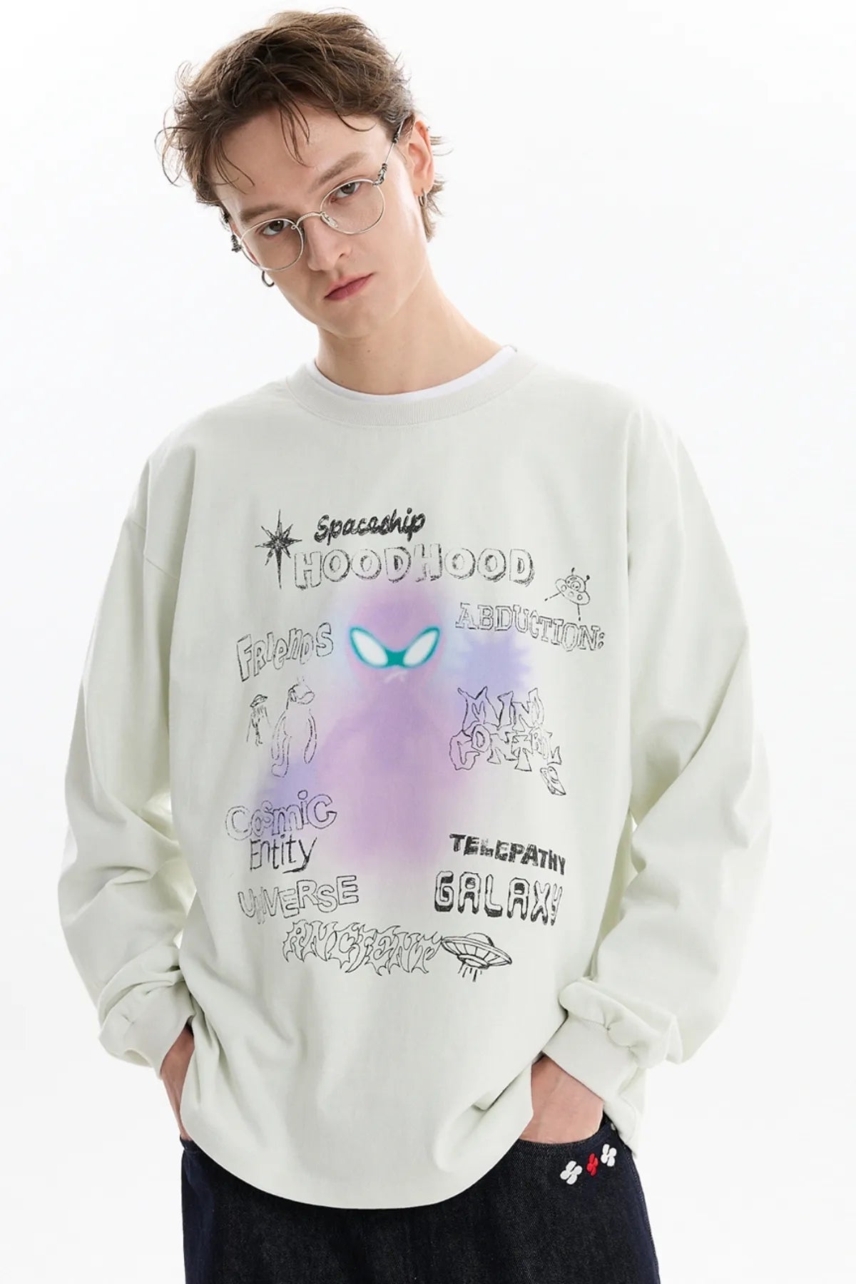 Spray Alien Long Sleeve T-shirt