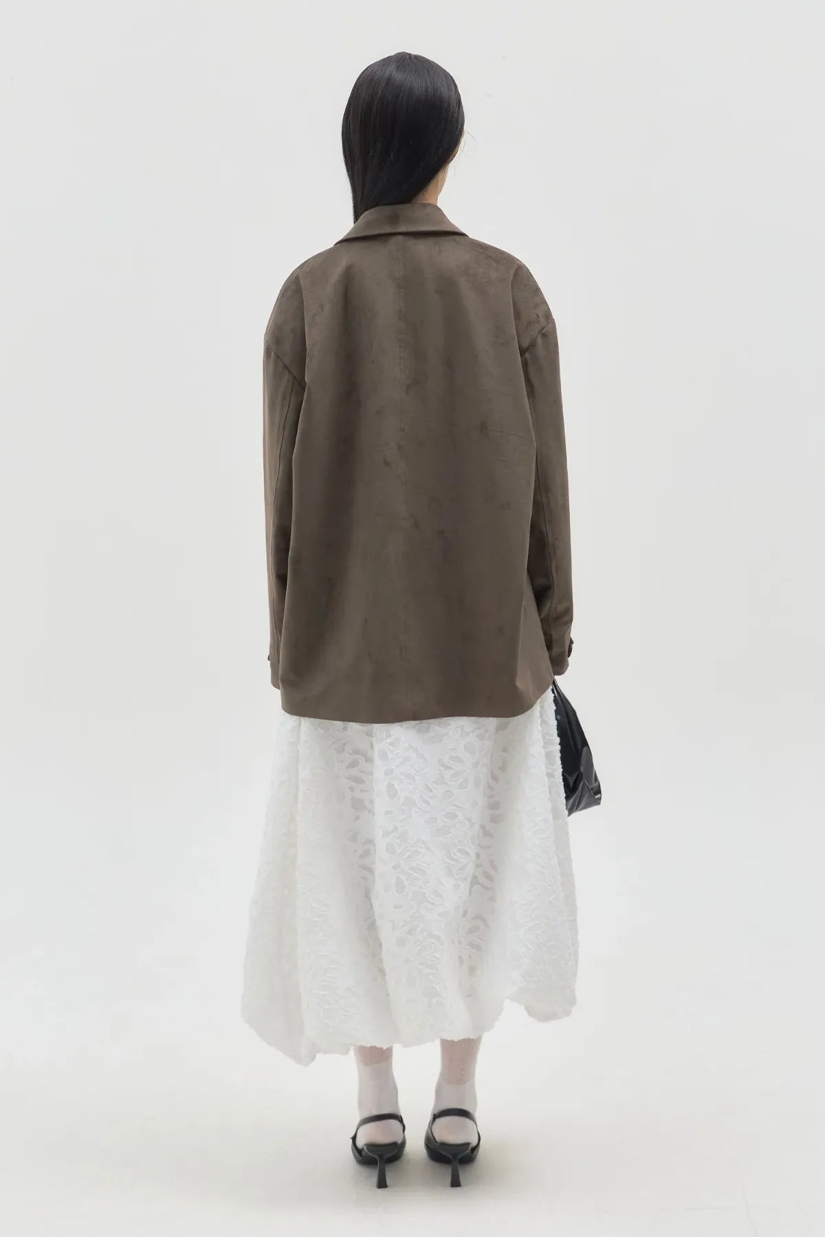Suede Half Jacket