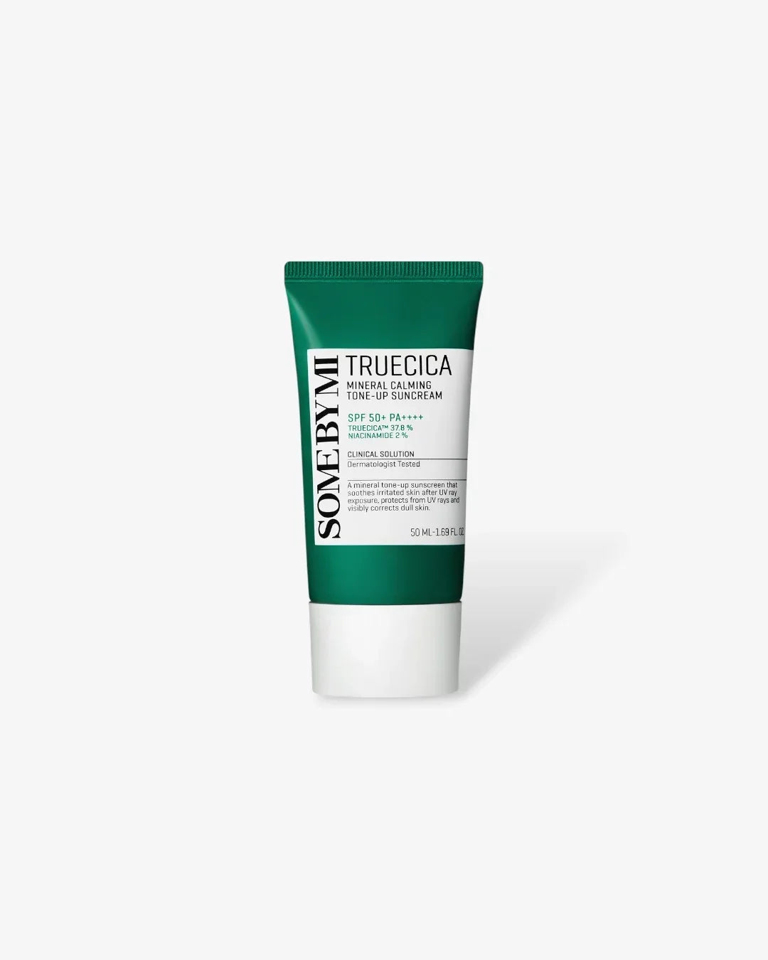 SOME BY MI TRUECICA Mineral Calming Tone-Up Suncream SPF 50+ PA++++ in 50ml tube