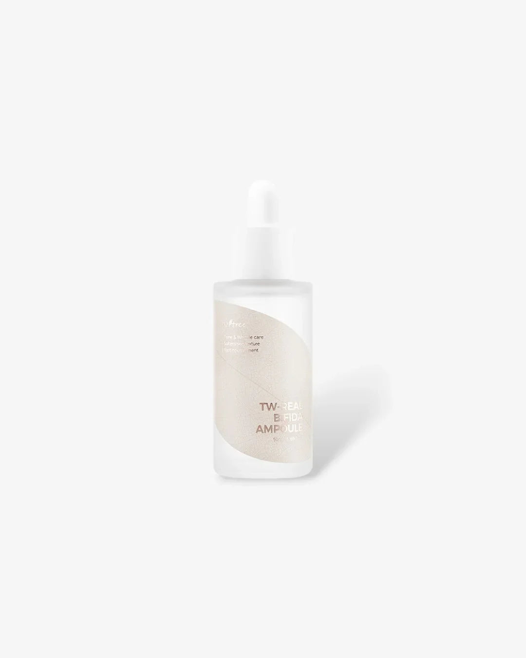 TW-REAL BIFIDA AMPOULE 50ml skincare serum bottle with dropper on white background