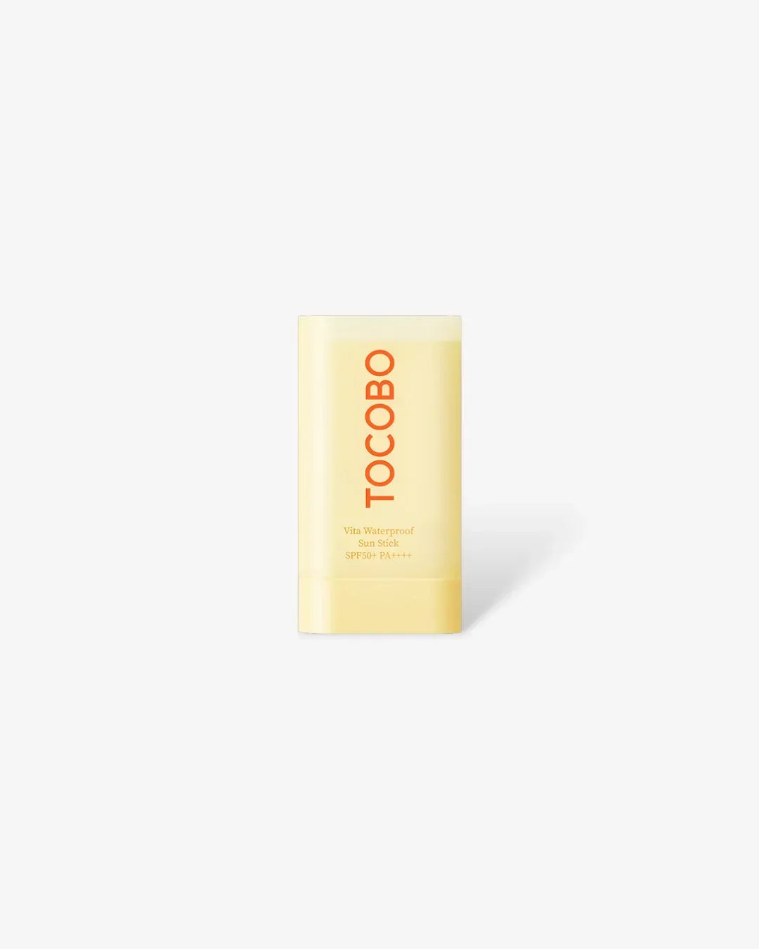 TOCOBO Vita Waterproof Sun Stick with SPF50+ PA++++ in yellow packaging