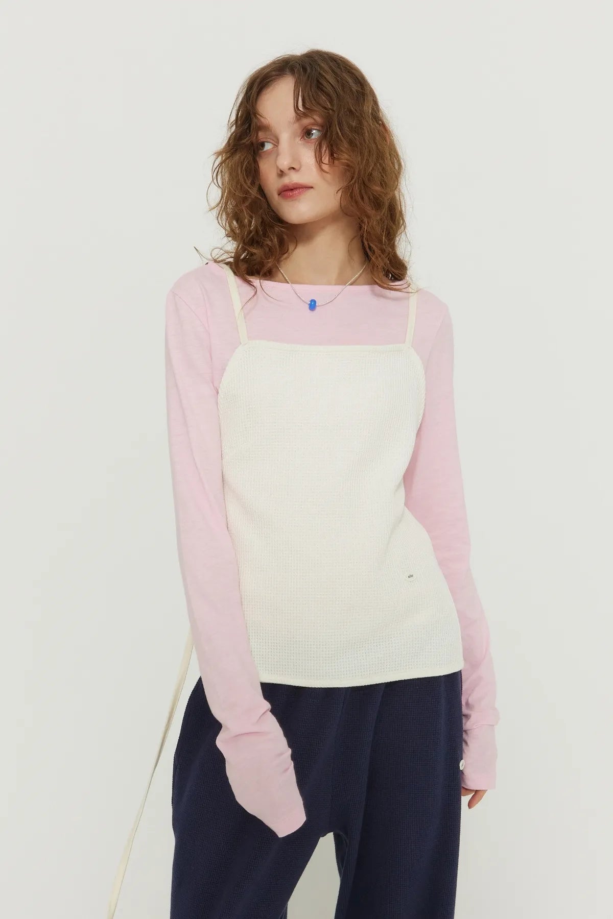 Waffle Open Back Top